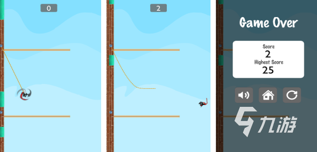 有个忍者左右跳爬墙的游戏有哪些 2025好玩的忍者游戏大全