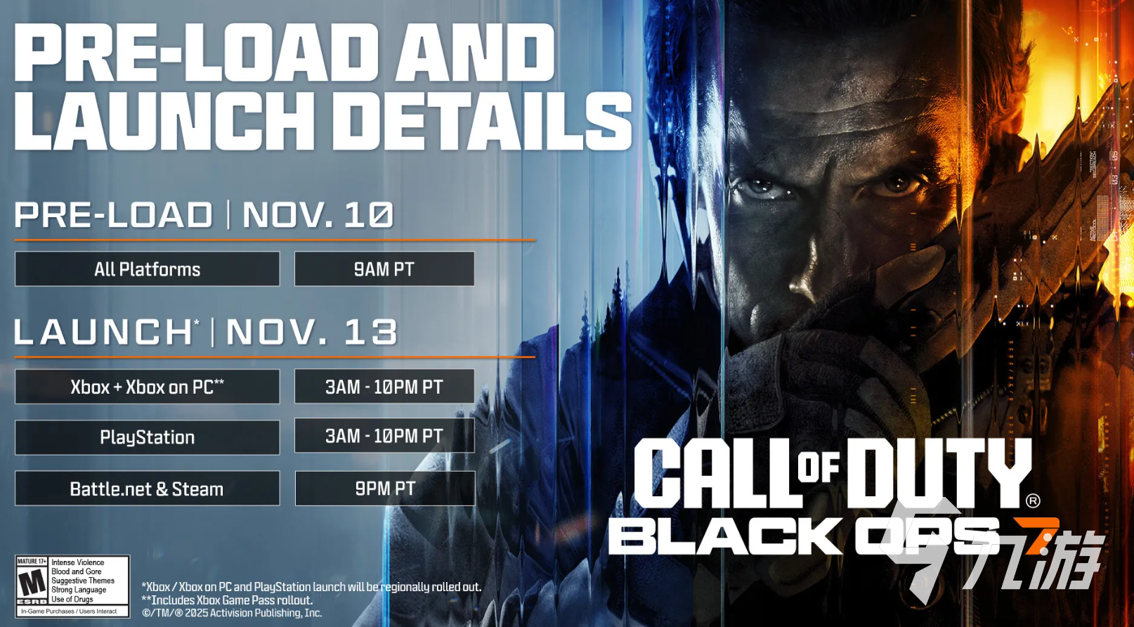 COD22全球解锁时间表完整分享 一览各国上线时间