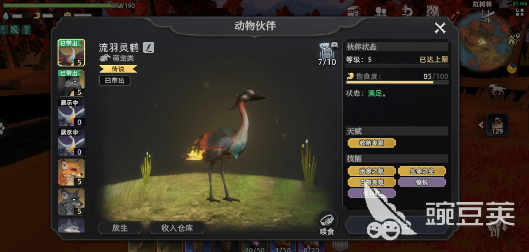 荒原曙光手游怎样开启宠物界面 荒原曙光手游宠物有哪些