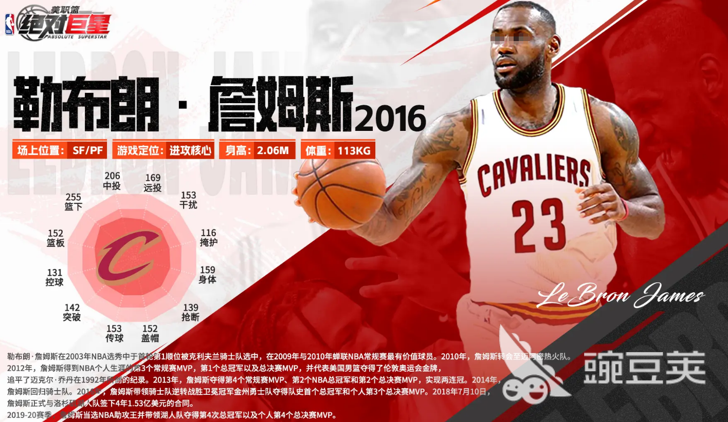 美职篮绝对巨星詹姆斯怎么样 美职篮绝对巨星詹姆斯详细介绍