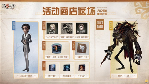 新程再启《第五人格》全新主线版本昨日之笼今日开启