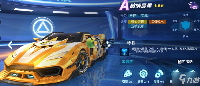 QQ飛車手游破曉晨星特性及強(qiáng)度分析介紹