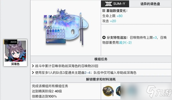 《明日方舟》深海色模组任务攻略