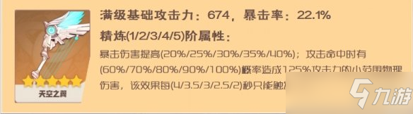 《原神》九条沙裟罗武器 九条裟罗带什么武器