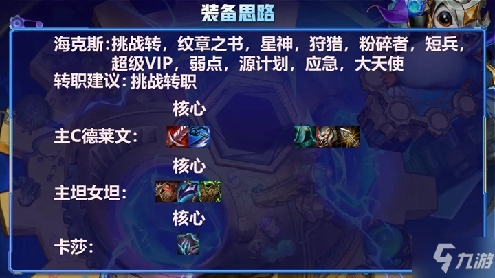 金铲铲之战霓虹之夜六挑德子阵容玩法详解