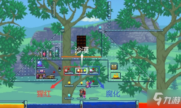 《泰拉瑞亚》渔场怎么建 多环境刷怪渔场建造攻略