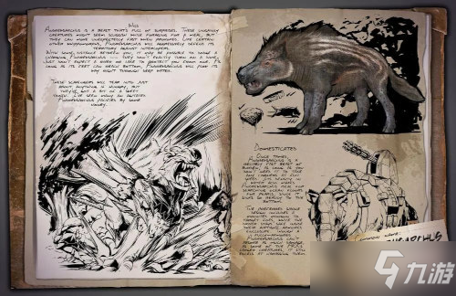 《方舟生存进化》新生物“安氏中兽”图谱曝光，堪称小型移动炮台