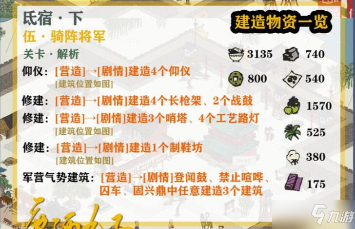 江南百景图骑阵将军任务怎么做？骑阵将军任务完成攻略