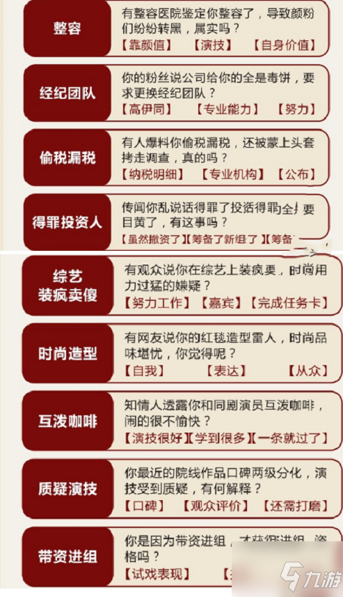 絕對演繹危機公關黑粉篇答案分享 具體介紹