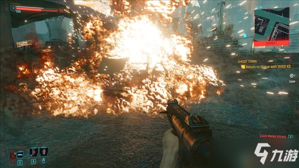 贊美太陽！《2077》新MOD大幅提升爆炸和火焰效果