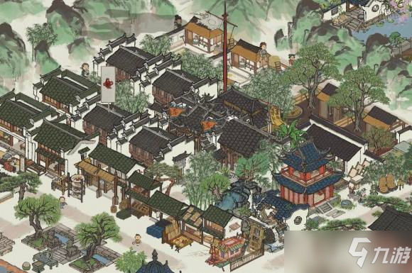 江南百景图徽州府家祠布局图：徽州府开荒资源分配和布局方案推荐[多图]