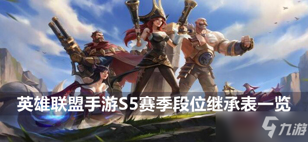英雄联盟手游S5赛季段位继承表一览