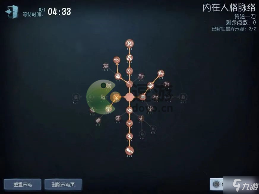第五人格蜘蛛天赋加点图分享2022
