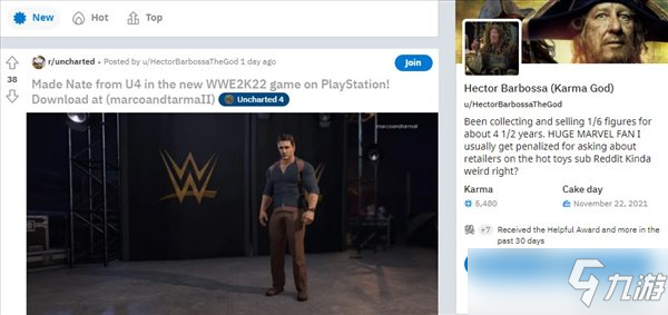 玩家分享《WWE 2K22》捏脸 奎托斯、赛亚人也来摔角