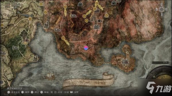 《艾尔登法环》黄金种子位置地图标注