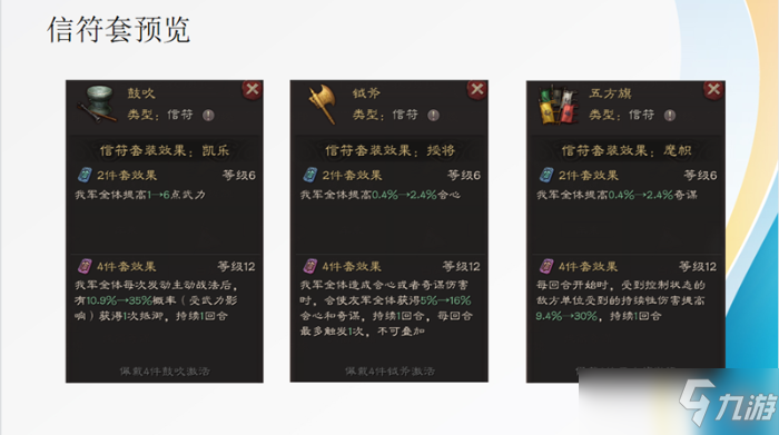 《三国志战略版》信符套装搭配队伍攻略 全套装适配队伍一览