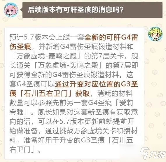 崩壞3g4圣痕怎么獲得？g4圣痕材料攻略