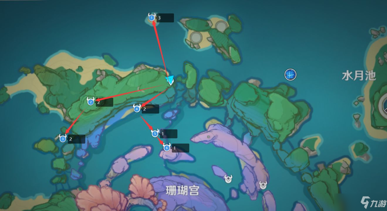原神2.6刀镡采集路线一览