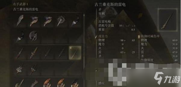 艾尔登法环古兰桑克斯的雷电