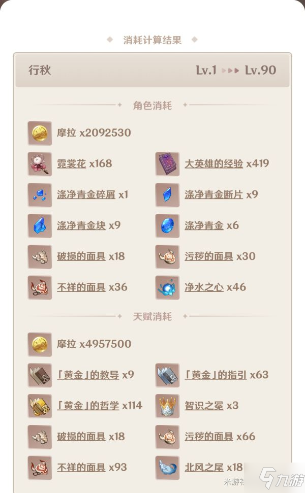 《原神》行秋简要培养指南 行秋出装推荐