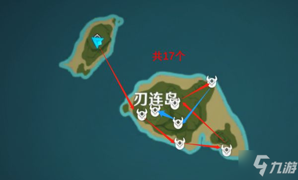 《原神》刀镡高效收集路线