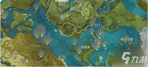 原神青蛙分布位置大全2.6 巨淵青蛙快速采集點(diǎn)