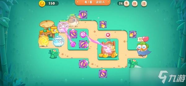 《保卫萝卜4》卧兔藏龙第26关满星攻略