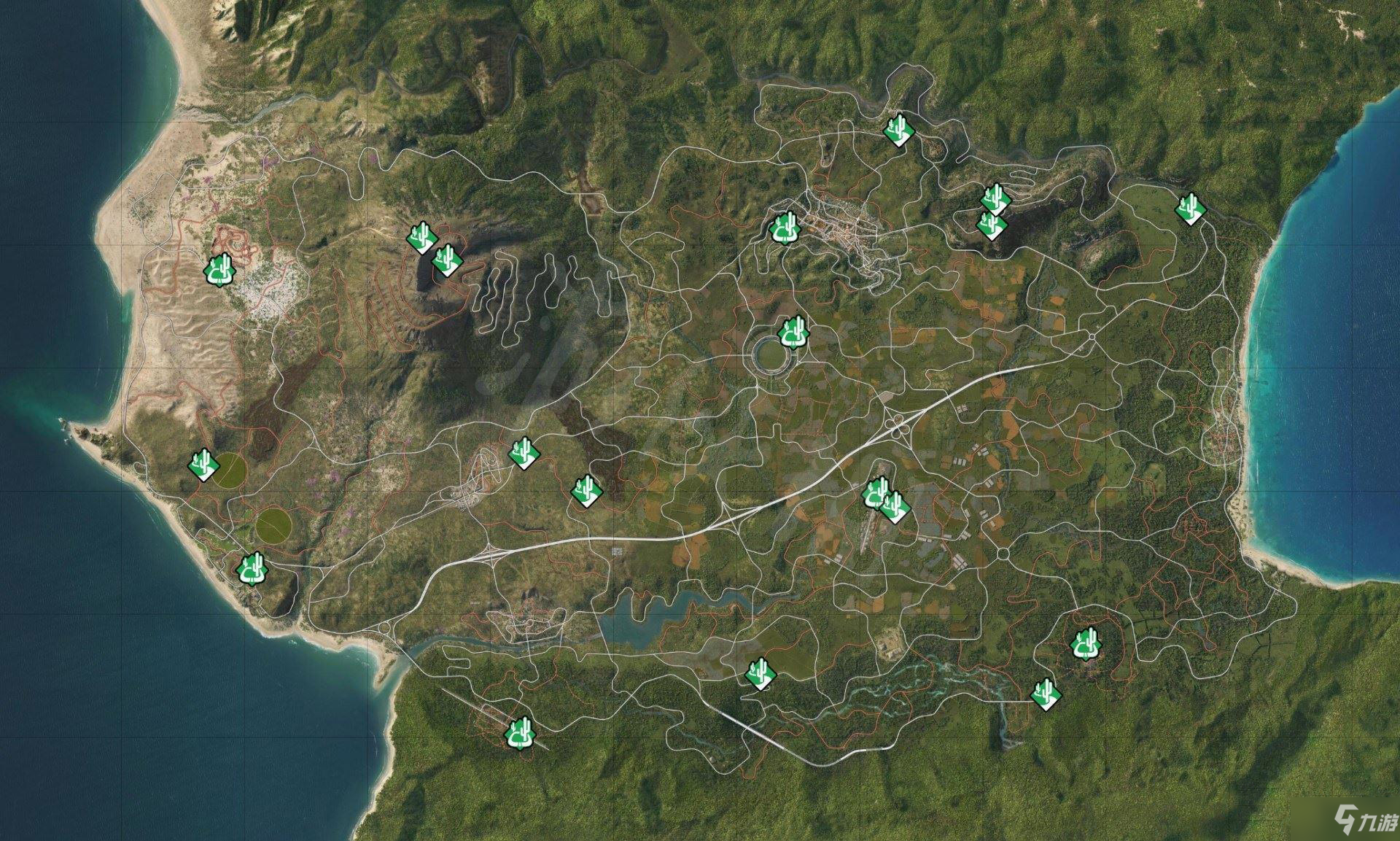 《极限竞速地平线5》全收集点地图位置汇总 藏宝图及赛事点位大全