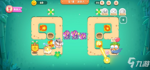 《保卫萝卜4》卧兔藏龙第28集满星通关攻略