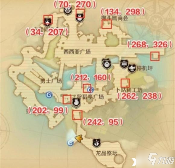 《龙之国物语》艾尔特米斯宝箱位置