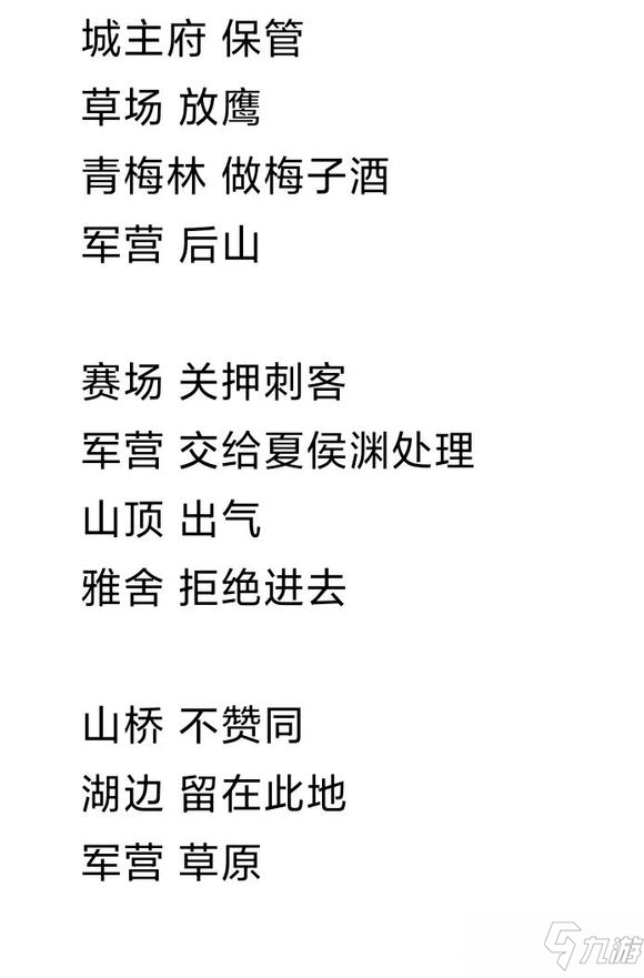 《三国志幻想大陆》夏侯渊出游完美结局攻略
