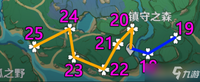 原神绯樱绣球分布位置及采集路线推荐