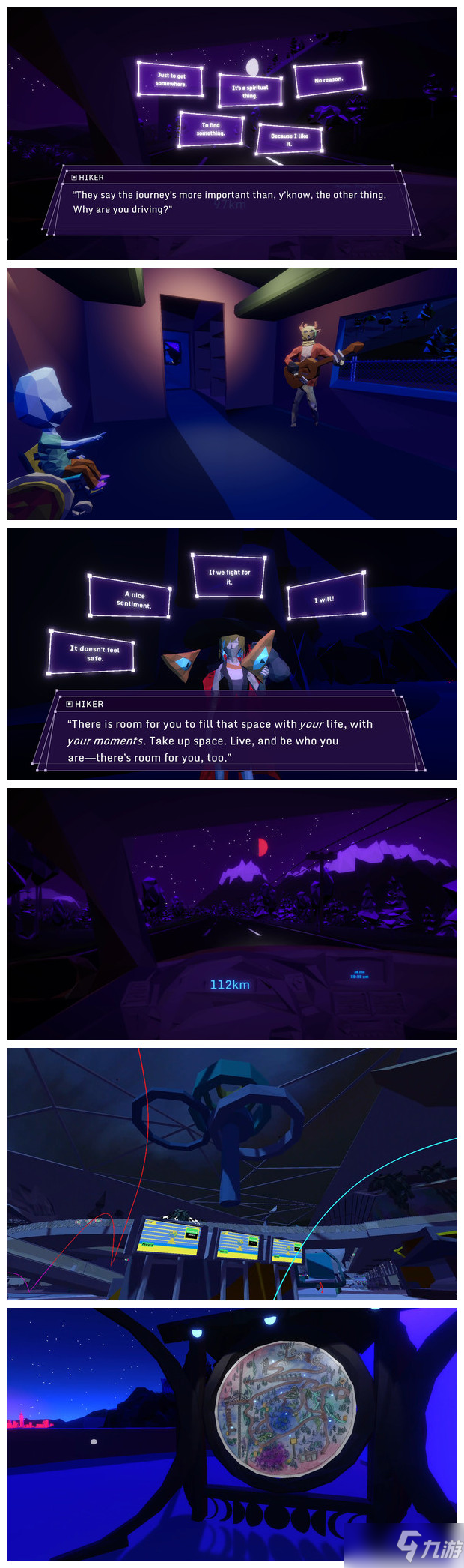 哲理向步行模拟游戏《Glitchhikers》现已发售 支持中文