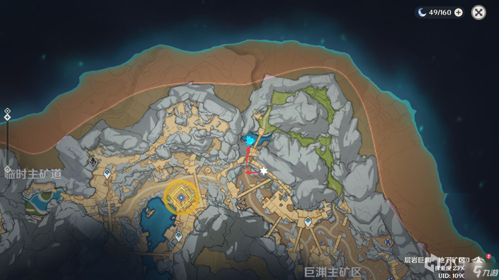原神2.6巨渊主矿区流明晶石收集攻略
