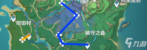 《原神》2.6版鬼兜蟲快速收集路線