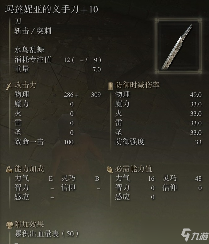 《艾尔登法环》玛莲妮亚的义手刀使用心得分享