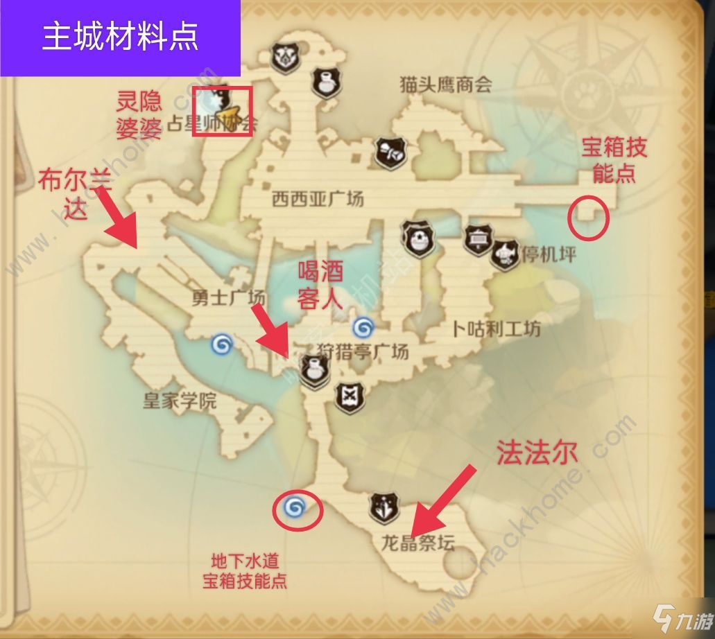 龙之国物语特产位置攻略大全：所有特产分布在哪