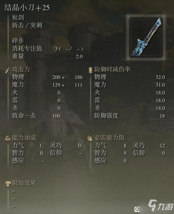 《艾尔登法环》全武器满强化面板数据一览