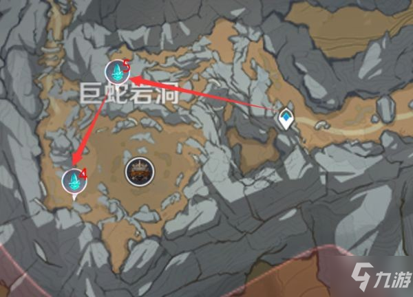 《原神》层岩巨渊水晶矿石采集线路