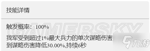 《重返帝国》不屈信念技能解析 不屈信念怎么玩