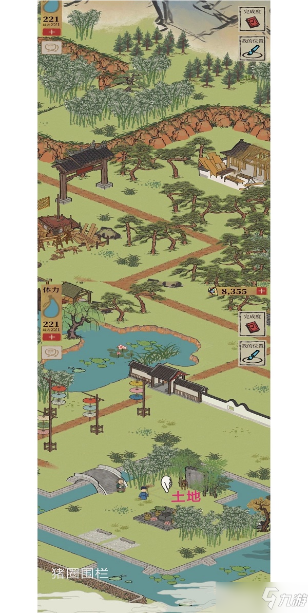 江南百景图杭州钱塘春行土地公位置介绍
