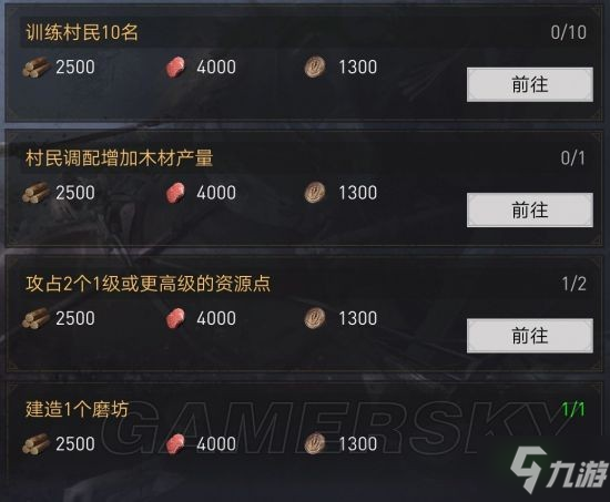 《重返帝国》主线任务流程汇总 主线任务怎么做