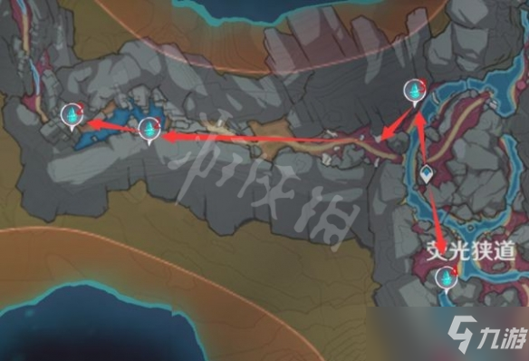 《原神》水晶矿石在哪采集？层岩巨渊水晶矿石收集路线分享