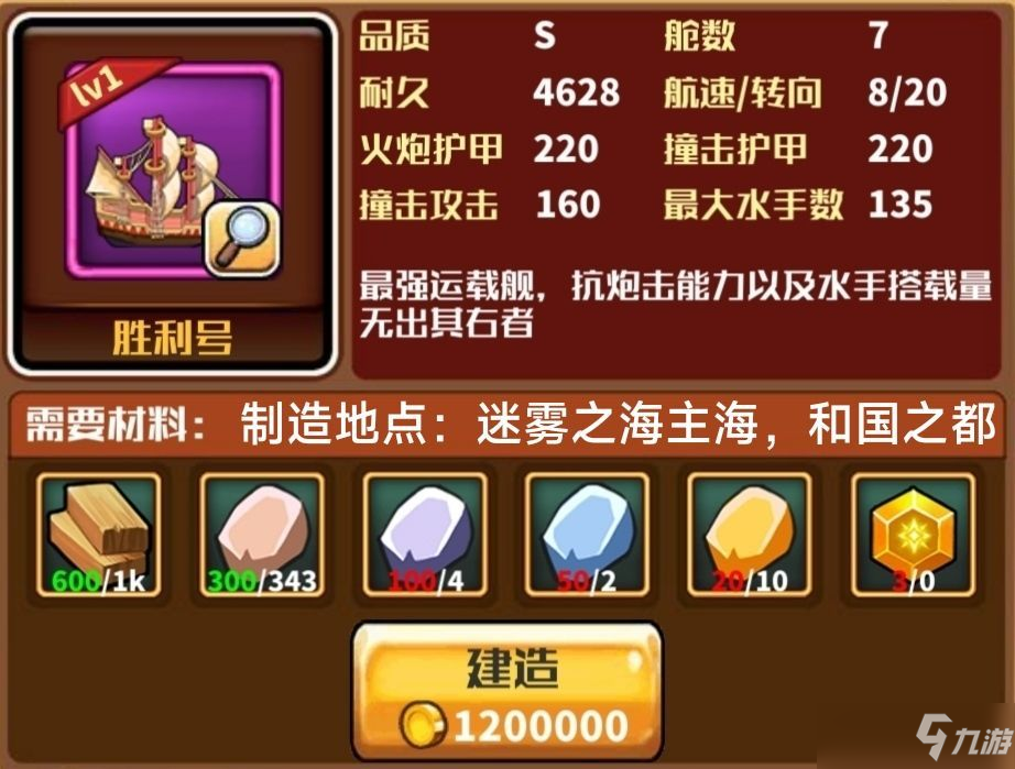 小小航海士舰船护甲/数据解析（舰船怎么加强护甲）