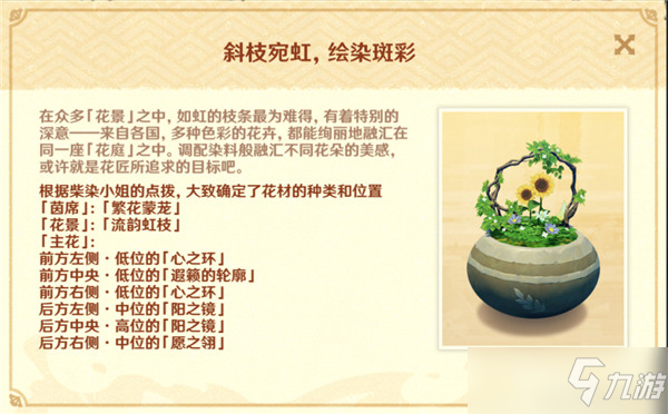 原神花影瑶庭其四怎么摆？花影瑶庭其四花题摆放指南[多图]