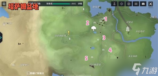 《诺亚之心》雷鸣秘境风景点位置全介绍 雷鸣秘境风景点在哪里