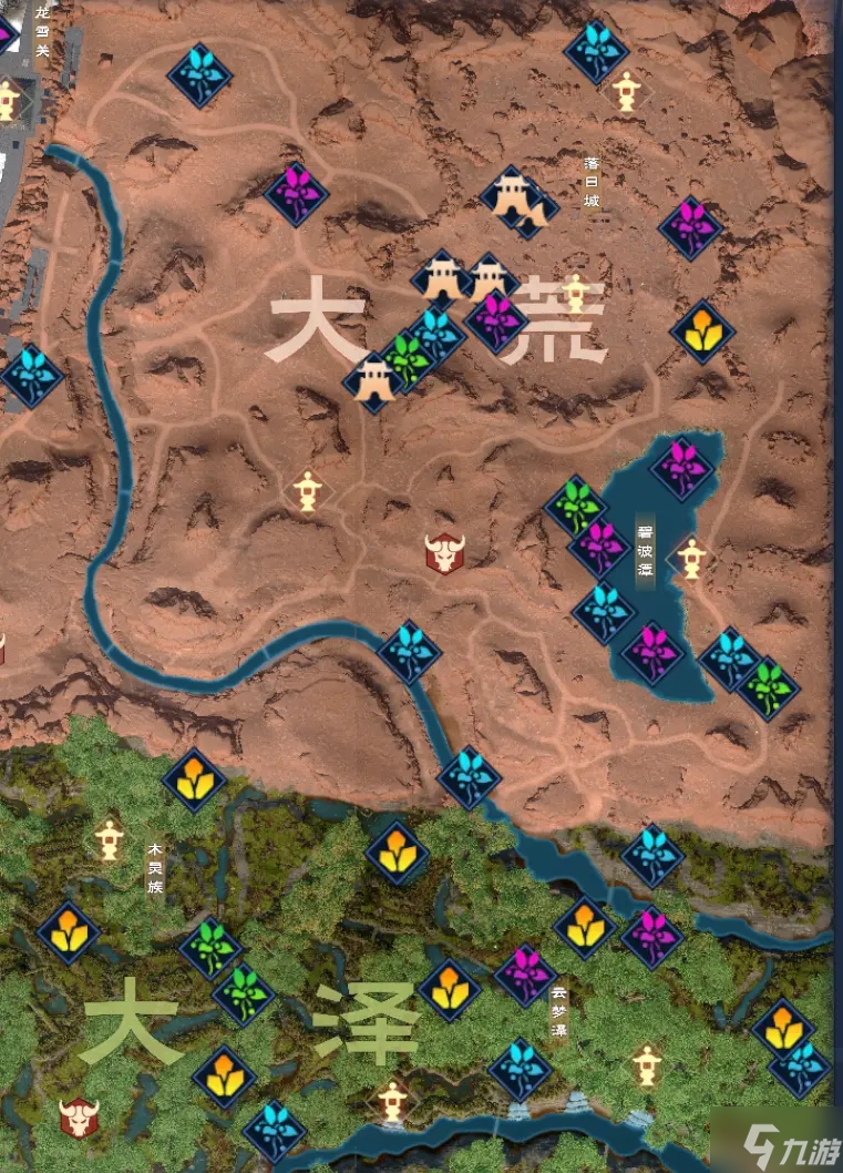 太荒初境千载灵蚕收集路线分享