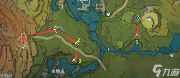 原神白铁矿快速收集路线大全
