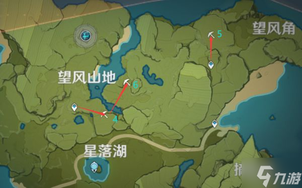 《原神》2.6版白铁矿更快采集路线