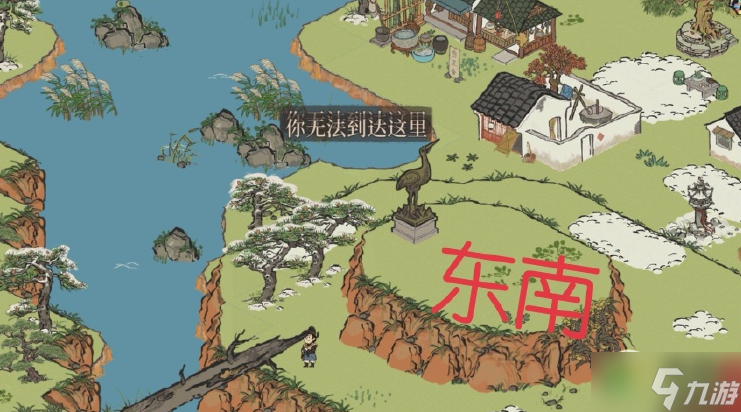 江南百景图铜鹤雕像转动攻略